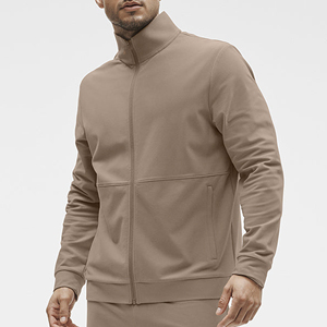 <b>Men's</b> Full Zip <b>Pullover</b> Hoodie Stand Collar Breathable Polyester Sports Sweatshirt Loose Fit Activewear - Product Image 5