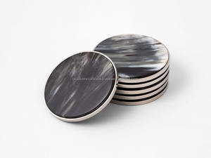 Juego de Posavasos de Cuerno Clásico Hecho a Mano, Calidad Superior para Hoteles, Restaurantes, Bares, Cafeterías, Hogares, Decoración de Mesa, Protección - Product Image 3
