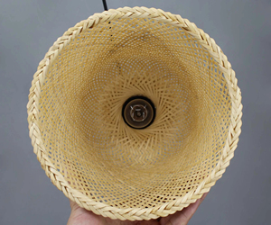 Round Bamboo Winnowing <b>Basket</b> Tray Shallow Woven <b>Display</b> Tray Fruit Serving Home Decor Wholesale Supplier - Product Image 6