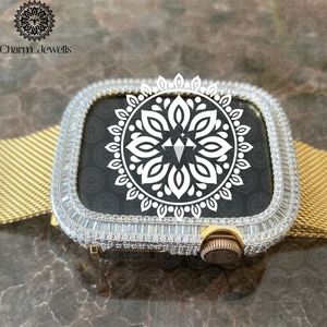 Charm Jewells Luxury Men's Stainless Steel <b>Watch</b> <b>Case</b> 40mm Dial Sapphire Glass Diamond Bezel Mechanical Movement 10 Bar Water - Product Image 2