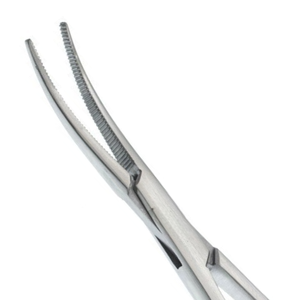 Pinza Mosquito de 7 Pulgadas, Delicada, Curva, Dentada, Hemostática, Instrumento Quirúrgico de Acero Inoxidable, Pinza para Arterias, Reutilizable, Manual - Product Image 4
