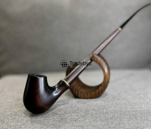 Pipa de Tabaco de Madera Natural Hecha a Mano, Pipa de Fumar de Madera Tradicional, Accesorio para Fumadores de Tradebyd - Product Image 4