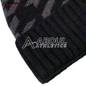 Fashionable Beanies Hat With Thick Wool Knit Design Perfect For Streetwear Jacquard Winter Sports And Daily Outfits - Product Image 4