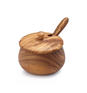 Azucarero de madera artesanal, elegante y de moda, 100% natural, hecho a mano, para hierbas y azúcar moreno. - Product Image 2