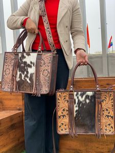 กระเป๋าถือหนังแท้สะพายข้างสำหรับผู้หญิง, กระเป๋าหนังสไตล์ตะวันตก - Product Image 2