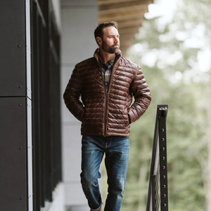 Veste en cuir d'agneau véritable pour homme, tendance, vente chaude, haute qualité, fermeture éclair sur le devant, design hivernal - Product Image 2
