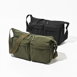 Bolso Bandolera Grande de Nailon Verde Oliva con Cierre de Cremallera, Ligero, para Uso Diario, Todas las Temporadas, para Hombre y Mujer - Product Image 5