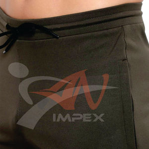 Custom Made OEM Casual Men's Straight Lightweight High Waist Canvas Running <b>Trousers</b> with <b>Waterproof</b> Feature - Product Image 3