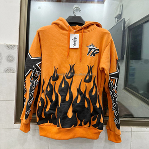 Sweat à capuche unisexe personnalisé 2025, coupe classique, 550 GSM, effet délavé vintage, 100 % coton, pour l'hiver, vente en gros - Product Image 5