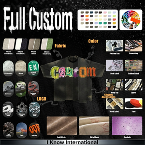 เสื้อยืดผู้ชายทรงโอเวอร์ไซส์ สไตล์วินเทจ สตรีทแวร์ กอธิค ย้อมสีแบบแอซิดวอช ผ้าฝ้าย 100% ระบายอากาศได้ดี ใส่สบาย เหมาะสำหรับฤดูร้อน - Product Image 5