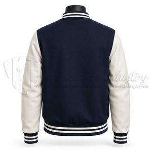 Chaqueta Varsity Personalizada para Hombre, Estilo Letterman, con Logotipo de Béisbol, Cuerpo de Lana, Mangas de Cuero, Estilo Bomber, Unisex, Casual - Product Image 2