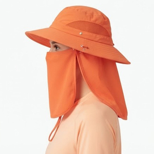 Sombrero de Sol con Protección UV, Ala Ancha, para Pesca, con Solapa Extraíble para Cara y Cuello, Protector Facial Desmontable - Product Image 3