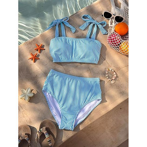 Solid Trader Hermoso Traje de Baño de Verano para Mujer, Talla Regular, Secado Rápido, Tejido Transpirable y Suave, Ropa de Playa - Product Image 5