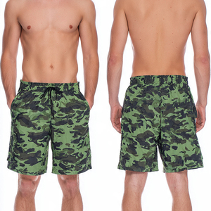 Solid High Street Nonwoven Waterproof Windproof Quick Dry Men's Summer <b>Shorts</b> - Product Image 3