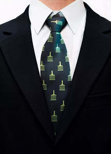 Cravate de mode pour homme de qualité professionnelle, broderie personnalisée, insignes maçonniques - Product Image 1