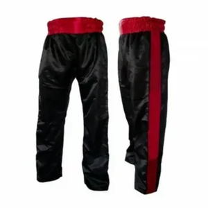 Pantalon de kickboxing unisexe pour adultes, coupe droite, pour le semi-contact et le combat par points, idéal pour l'entraînement aux arts martiaux et la compétition. - Product Image 5