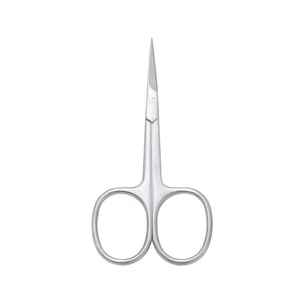 Ciseaux à barbe et moustache en acier inoxydable, mini ciseaux à barbe, tondeuse à cheveux, sourcils et nez, avec étui, outil de beauté de qualité - Product Image 1