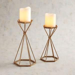 Elegante Portavelas Metálico para el Hogar, Ideal para Crear una Iluminación Suave y una Atmósfera Interior Sofisticada - Product Image 2