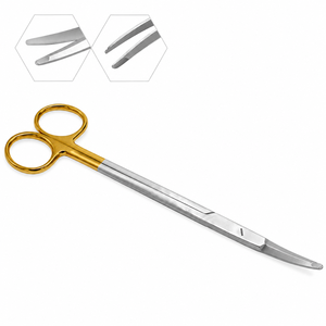 Ciseaux de chirurgie esthétique Gorney en acier inoxydable de qualité chirurgicale, lame courbée de 7,5 pouces, ciseaux pour chirurgie plastique - Product Image 1