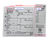 Formulaire de commande de travail autocopiant 3 feuillets avec pages perforées pour les devis de service et les factures