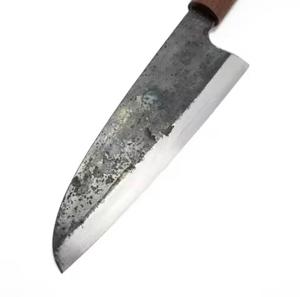 Cuchillo de Chef de Acero de Damasco Ecológico Forjado a Mano por Steel Craft International, Hoja Afilada, Hecho a Mano, para Uso Diario en la Cocina, Madera Pakka - Product Image 2