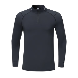 Custom Activewear T <b>Shirt</b> Manufacturer <b>Compression</b> Workout Apparel Moisture Wicking Polyester Spandex OEM ODM Factory Supplier - Product Image 3