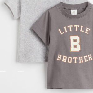 Ropa de Bebé para Verano, Camisetas Lisas con Mangas Abullonadas para Niños Pequeños - Product Image 5