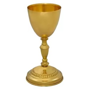 Cáliz de Metal Hecho a Mano para la Sagrada Comunión, Copa para Celebraciones Religiosas Cristianas - Product Image 5