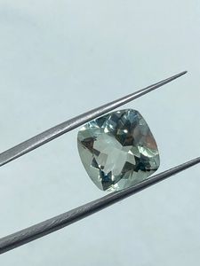 Natural High Quality Green Amethyst Gemstone Loose <b>Stone</b> 7.45Carat 12MM Green Colour Jewelry Making - Product Image 4