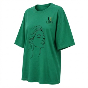 Camiseta Extra Grande para Mujer con Logotipo Personalizado, Ropa Urbana de Primera Calidad con Talla OEM, Fabricación en Fábrica con Marca Privada - Product Image 4