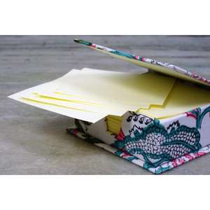 Bloc-notes personnalisé en gros avec charnière, impression colorée sur carton pour notes autocollantes, porte-notes rigide - Product Image 4