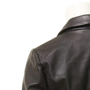 Women Real <b>Leather</b> <b>Blazer</b> Jacket Slim Fit Premium Sheepskin Single Button Formal Casual Business Outerwear Fashionable Coat - Product Image 3