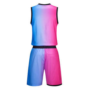 Custom Unique Design High Quality Basketball Uniform Men Quick Dry Wholesale Sports Wear Basketball Uniform - Product Image 5