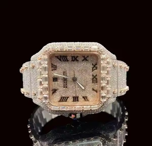Montre en quartz Moissanite de luxe Regal Beam pour homme, avec un look classique et une finition raffinée - Product Image 2