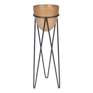 Nordic Modern Metal <b>Plant</b> <b>Stand</b> with Brass Bowl Planter for Indoor Green <b>Plants</b> <b>Plants</b> of The Ground The Iron <b>Stands</b> - Product Image 2