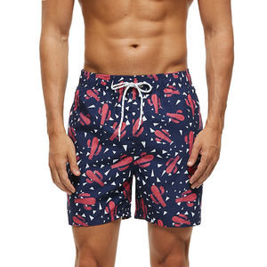 Shorts d'été personnalisés pour hommes en toile respirante, imprimés par sublimation, imperméables, à taille élastique tricotée, séchage rapide, anti-UV - Product Image 4
