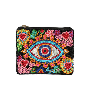 Export Quality Fashion Beaded Coin Purse <b>Small</b> Handmade <b>Wallet</b> For Coins Makeup And Travel Available At Export Price - Product Image 4