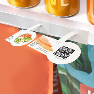 Eco-friendly Custom <b>Plastic</b> Swing <b>Strip</b> Display Shelf Wobbler for Supermarket Advertising - Product Image 5