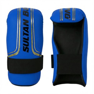 Guantes de Combate Semi-Contacto Profesionales con Cierre de Gancho y Bucle de Cuero PU, Diseño Unisex para Entrenamiento de Artes Marciales y Boxeo - Product Image 5