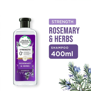 Shampooing aux herbes avec romarin et herbes naturelles, formulé pour nettoyer, nourrir et rafraîchir les cheveux, en flacon de 400 ml, sans [ingrédients inutiles/conséquences négatives]. - Product Image 2