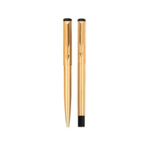 Bolígrafo Roller Parker Vector con Detalles en Oro y Juego de Regalo de Lujo con Bolígrafo, Tinta Azul - Product Image 2