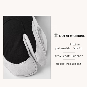 Guantes de Esquí Deportivos Internacionales de Cuero Vacuno Genuino, Impermeables, Aislantes, Duraderos, Cálidos para Invierno, para Hombre y Mujer - Product Image 6