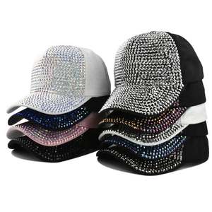 Casquettes de baseball tendance en gros avec strass pour filles – Vente chaude - Product Image 1