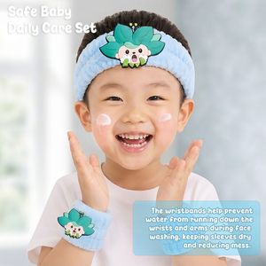 Bandeau pour enfants Petal, accessoires pour poignets, couleur bleue - Product Image 2