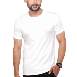 Vente chaude T-shirt pour hommes Couleurs unies 100% coton Casual Single Jersey Prix pas cher Manches courtes Logo personnalisé de haute qualité - Product Image 5