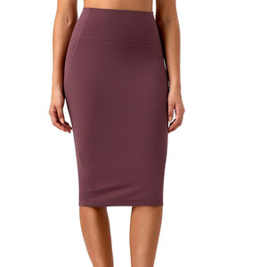 Jupe crayon élégante pour femme, silhouette moderne et ajustée, tissu doux, jupe décontractée pour le bureau, couleur et taille personnalisables disponibles - Product Image 1