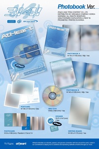 ATHEART - [ 3!4! ] (โฟโต้บุ๊ค เวอร์ชั่น) อัลบั้มซีดีเคป๊อปขายดีที่สุดในเกาหลีสำหรับทุกวัย - Product Image 4