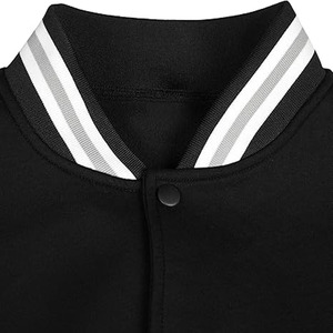 Casual Streetwear College Bomber Jacket Cool Variety of Long Fabric Leather Varsity Jackets for <b>Men</b> - Product Image 3