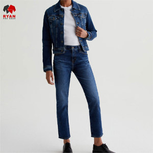 แจ็คเก็ตยีนส์คุณภาพพรีเมียมแบบสั่งทำพิเศษสำหรับผู้ชาย ยี่ห้อ Ryan Pro Gear ปิดด้วยกระดุม บุด้วยผ้าควิลท์ แห้งเร็ว พร้อมโลโก้แบบกำหนดเอง ดีไซน์ OEM - Product Image 6