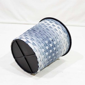 Top Rated Synthetic Wicker Tapered <b>Planter</b> Pot with Denim Blue Ombre Gradient Design - Product Image 2
